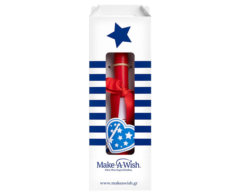 "Λαμπάδα wish heart ""MAW""