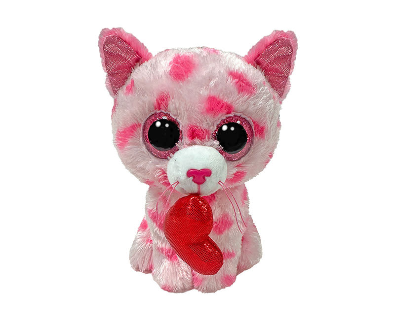 Λούτρινο Γάτα με Καρδιά 15εκ