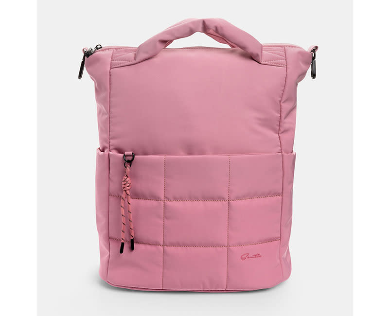 ΤΣΑΝΤΑ ΠΛΑΤΗΣ PUFFY ΡΟΖ SENTIO