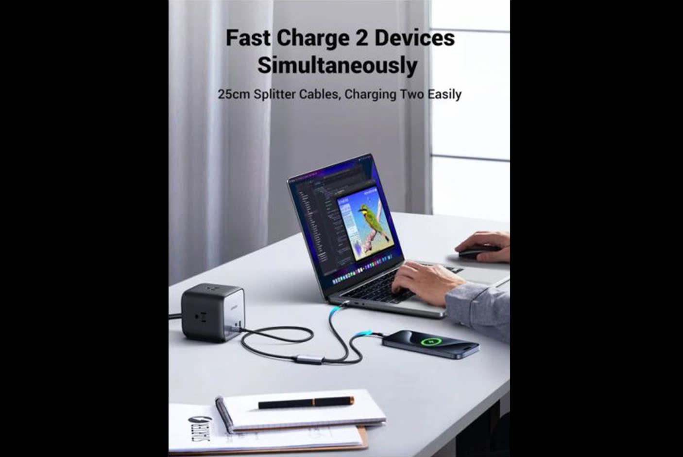 UGREEN 2-in-1 Universal Fast Charging Cable