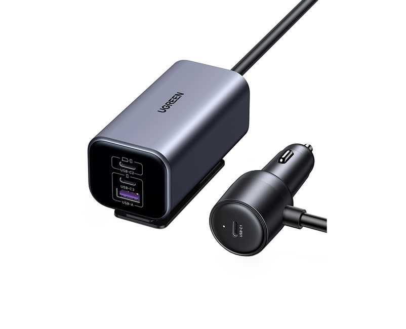 UGREEN 150W GaN 4-Port Car Charger