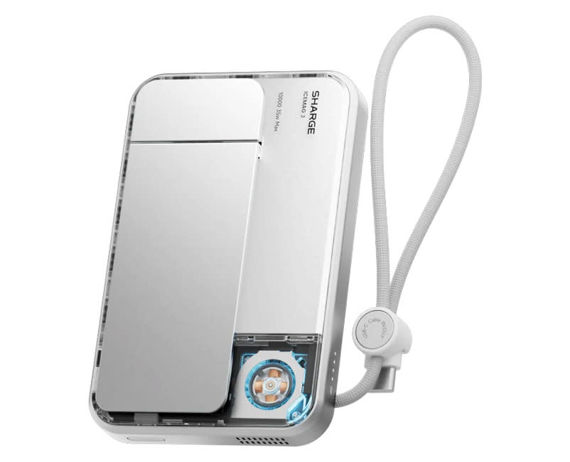 SHARGE ICEMAG 3 Power Bank - 35W, 10K, Qi2.2 25W, Built-in Cable