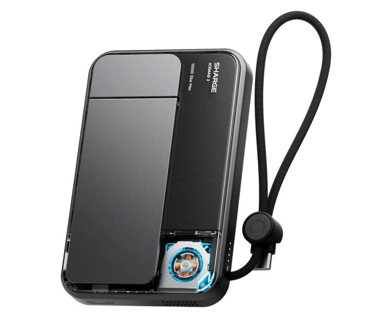 SHARGE ICEMAG 3 Power Bank - 35W, 10K, Qi2.2 25W, Built-in Cable