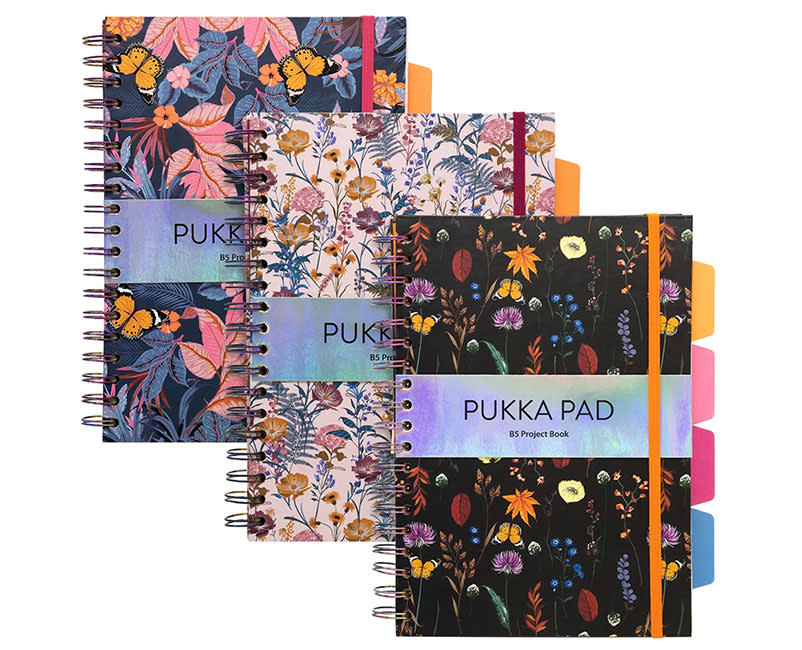 ΤΕΤΡΑΔΙΟ ΣΠΙΡΑΛ Β5 BLOOM 4Θ/100Φ PUKKA