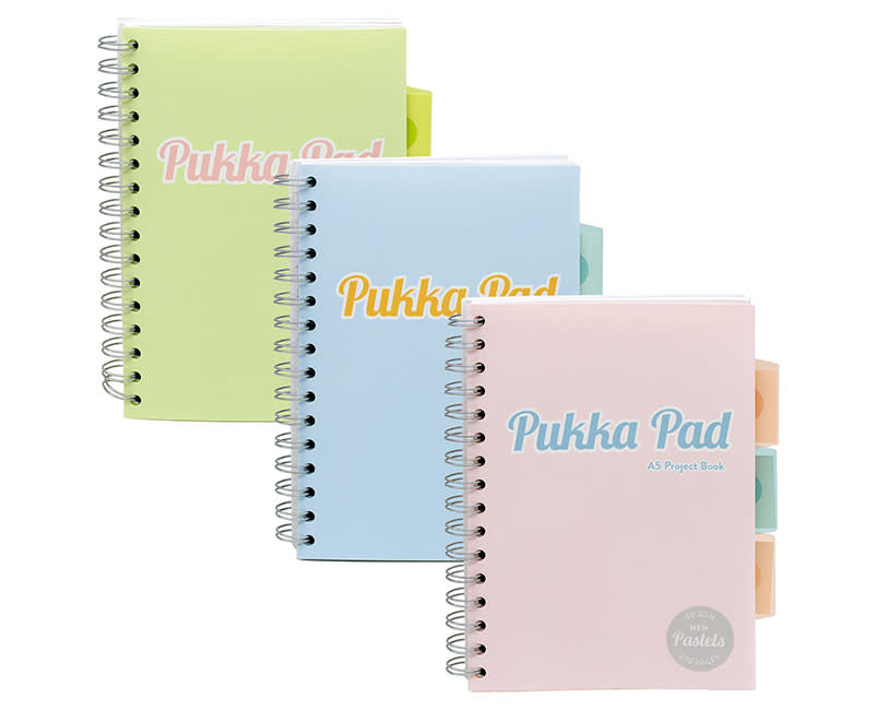 ΤΕΤΡΑΔΙΟ ΣΠΙΡΑΛ A5 PASTEL 3Θ/100Φ PUKKA