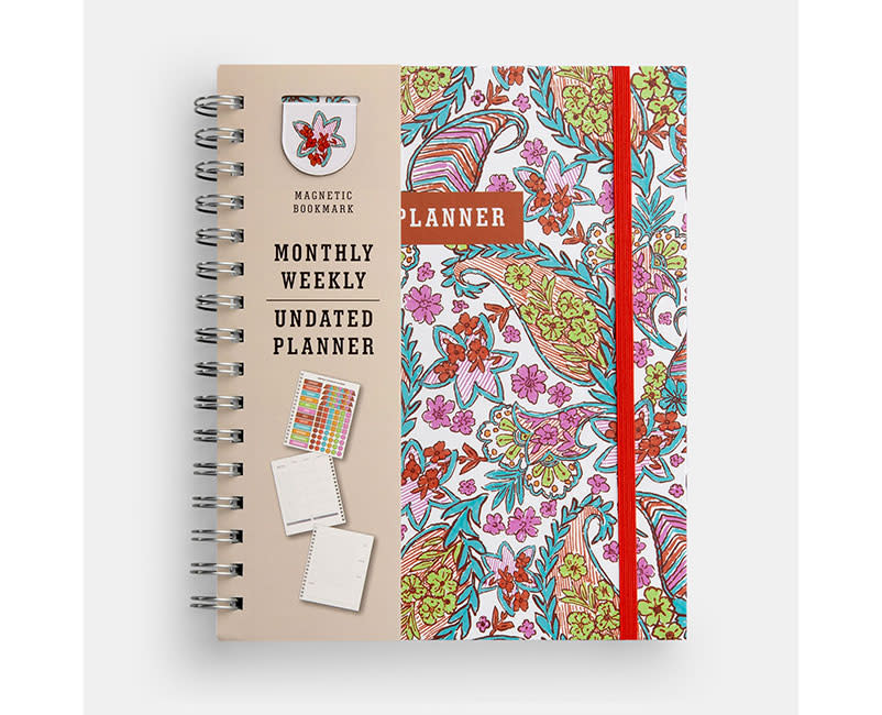 ΣΠΙΡΑΛ PLANNER ΣΕΛ/ΚΤΗ PAISLEY WHITE SEN
