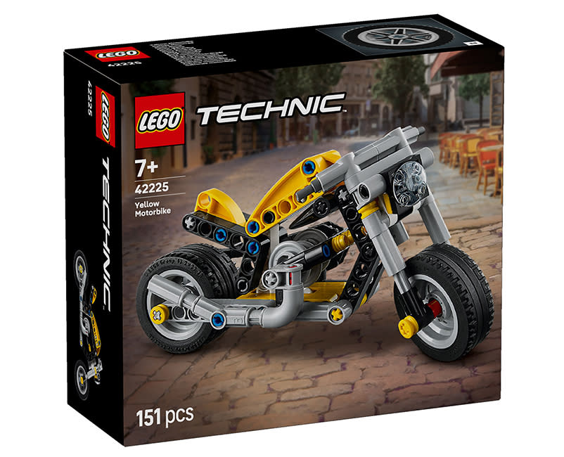 42225 Yellow Motorcycle LEGO