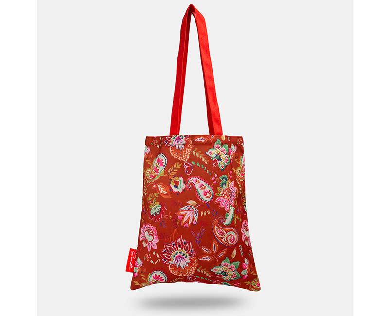 TOTE BAG PAISLEY ORANGE SENTIO