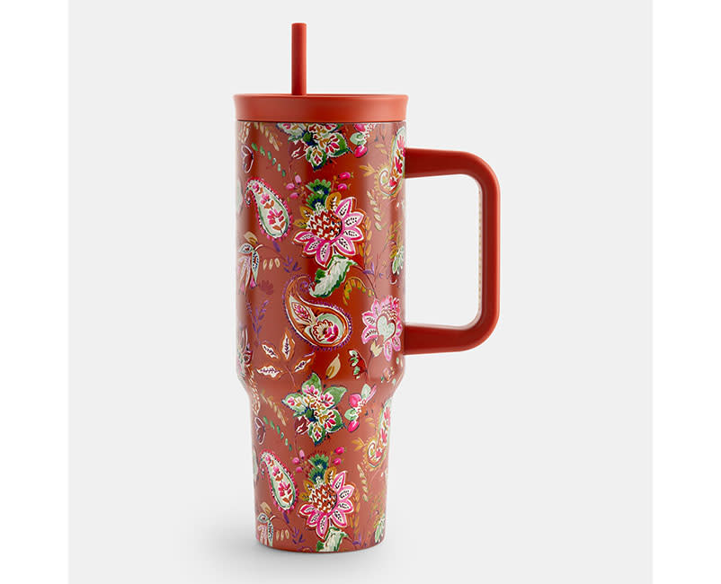 TUMBLER 1200ML PAISLEY ORANGE SENTIO