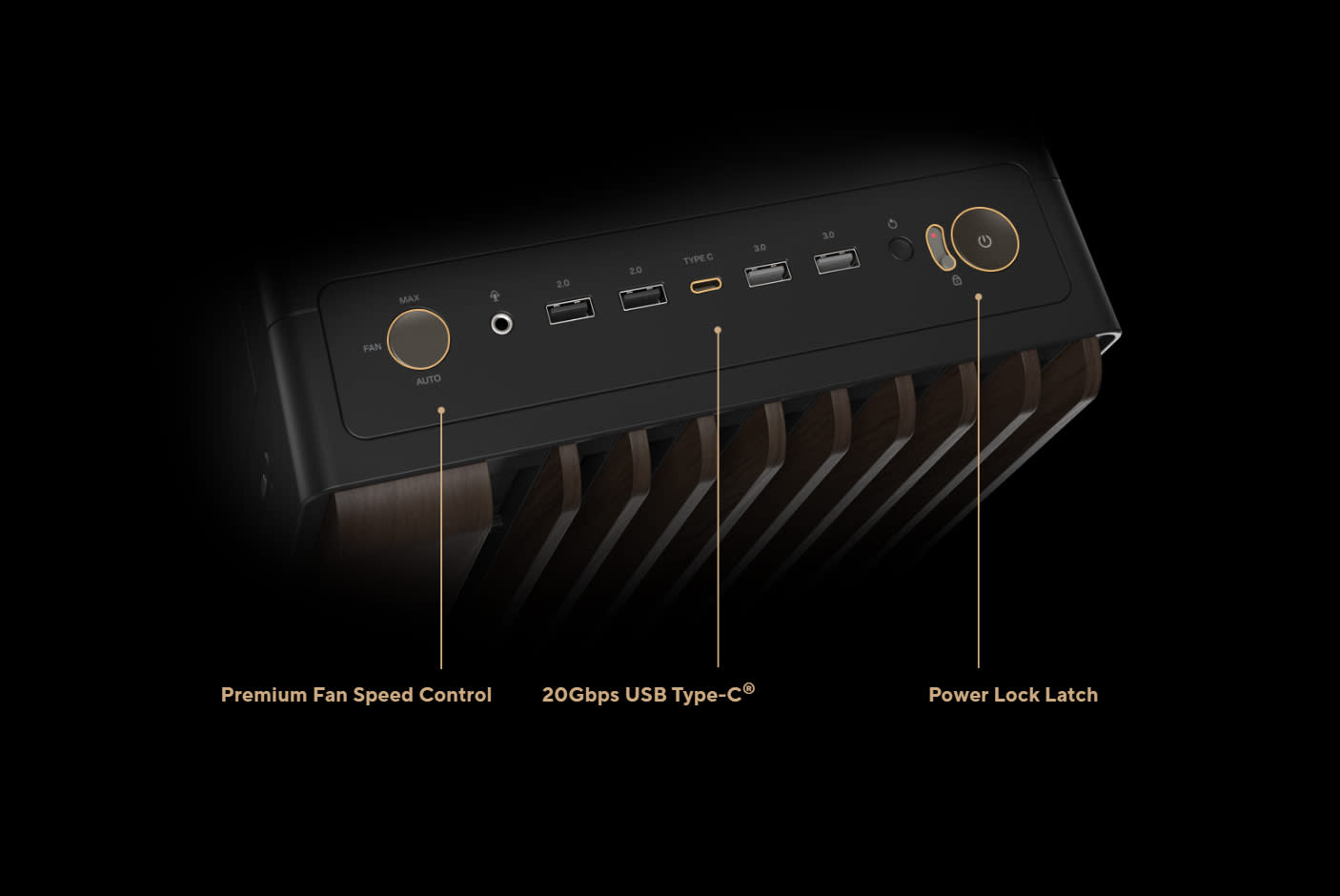 ASUS PA602 Wood Edition Modern Black