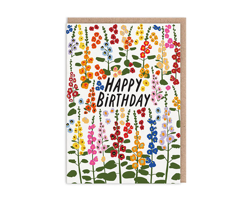 ΕΥΧΕΤΗΡΙΑ ΚΑΡΤΑ HAPPY BIRTHDAY FOXGLOVES