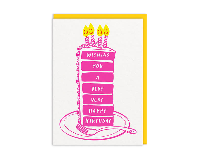 ΕΥΧΕΤΗΡΙΑ ΚΑΡΤΑ BIRTHDAY CAKE SLICE