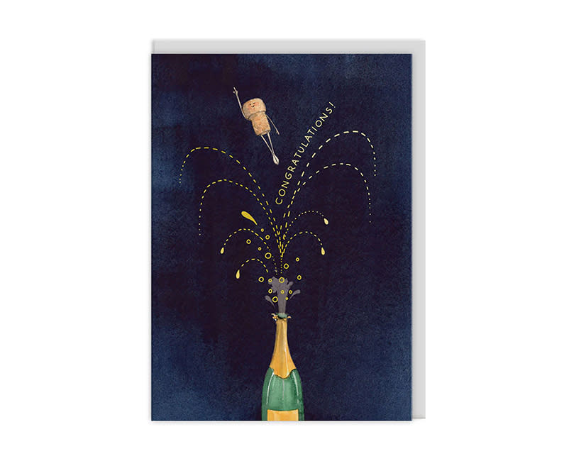 ΕΥΧΕΤΗΡΙΑ ΚΑΡΤΑ CONGRATS CHAMPAGNE