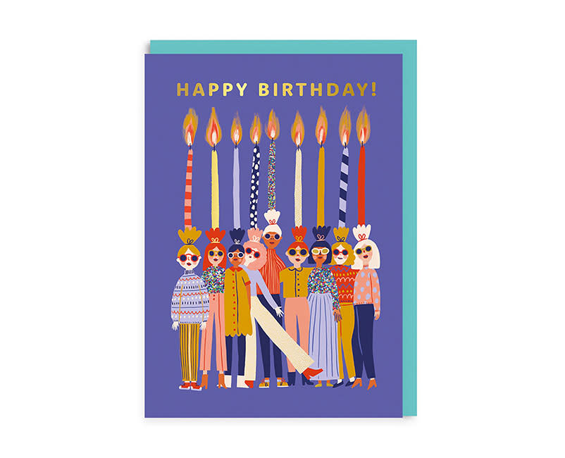 ΕΥΧΕΤΗΡΙΑ ΚΑΡΤΑ HBD CANDLE LADIES
