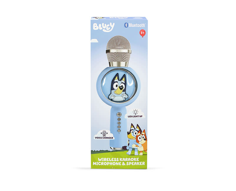 LED Light Up Wireless Karaoke Bluey