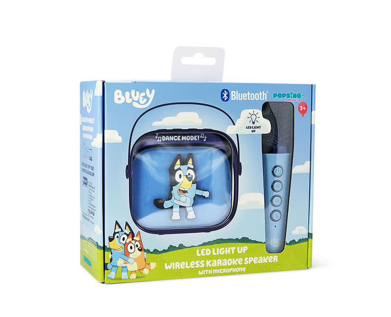 LED Light Up Wireless Karaoke  Bluey