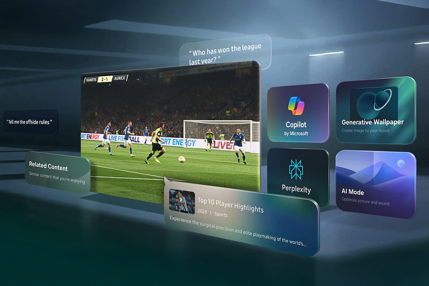 SAMSUNG Mini LED M80H Vision AI Smart TV (2026)