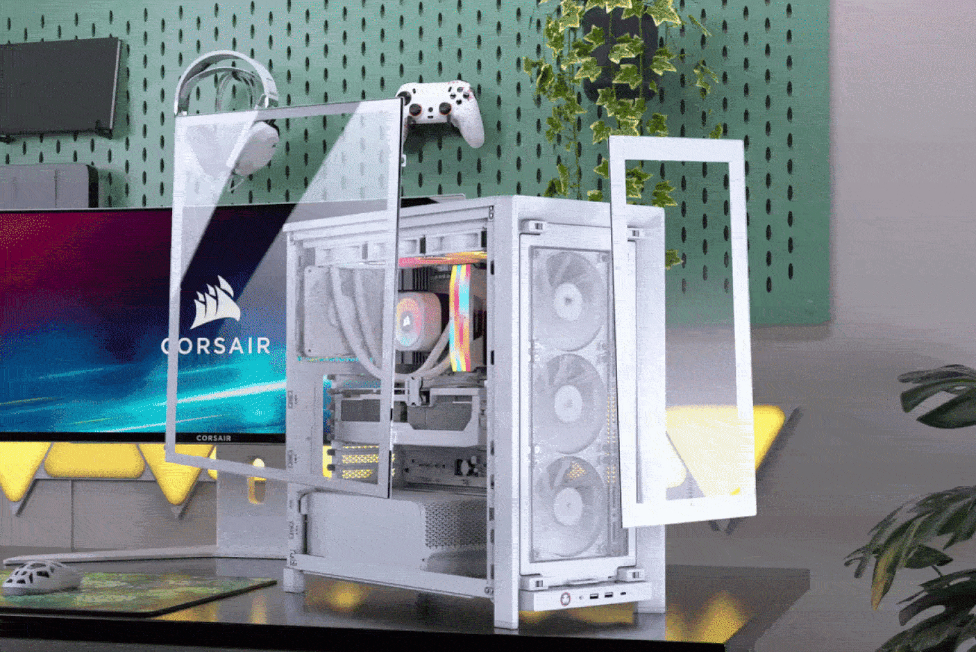 CORSAIR FRAME 4000D WOOD RS Modular Mid-Tower PC Case