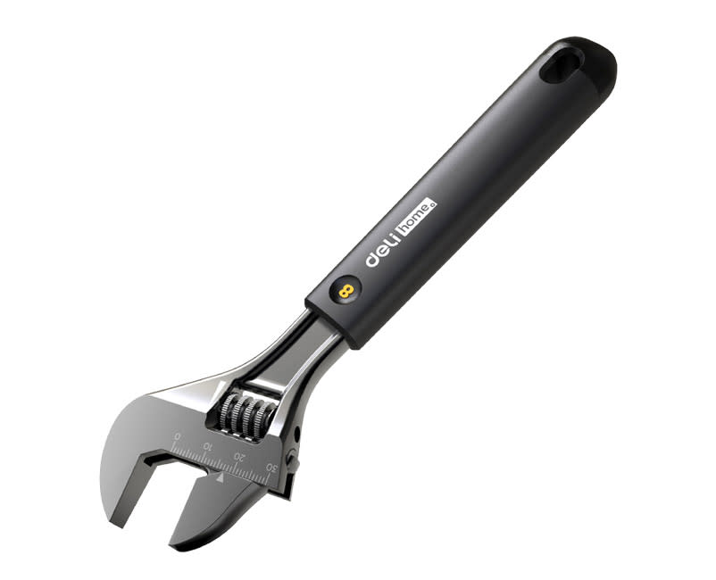 DELI 8-inch Adjustable Wrench