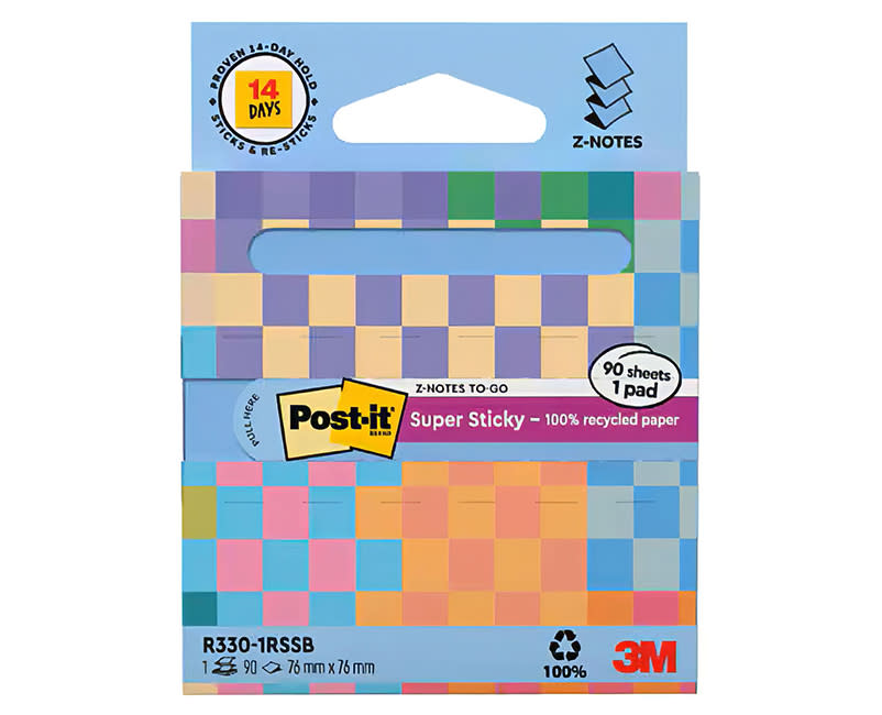POST-IT ZNOTES TO GO PASTEL BLUE