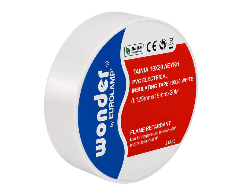 EUROLAMP Μονωτική Ταινία WHT