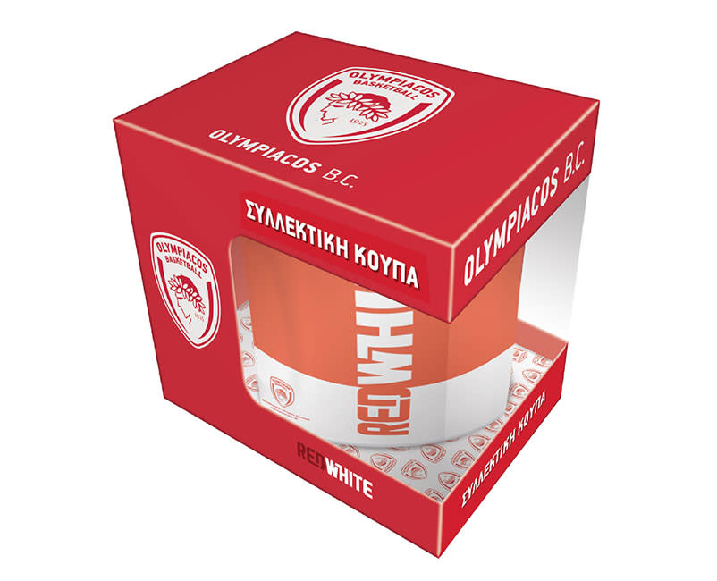 ΣΥΛΛΕΚΤ ΚΟΥΠΑ ΟΛΥΜΠΙΑΚ ΜΠΑΣΚΕΤ RED WHITE