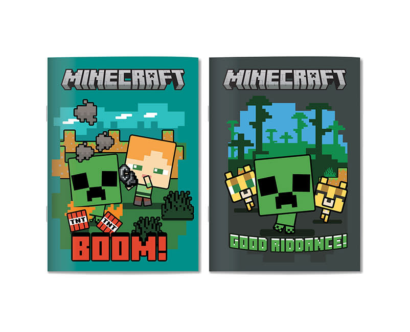 ΤΕΤΡΑΔΙΟ ΚΑΡΦΙΤΣΑ 17Χ25 MINECRAFT BOOM-W