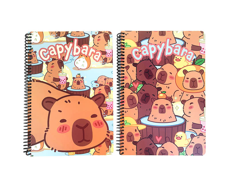 ΤΕΤΡΑΔΙΟ ΣΠΙΡΑΛ 17Χ25 2Θ CAPYBARA-HAPPY