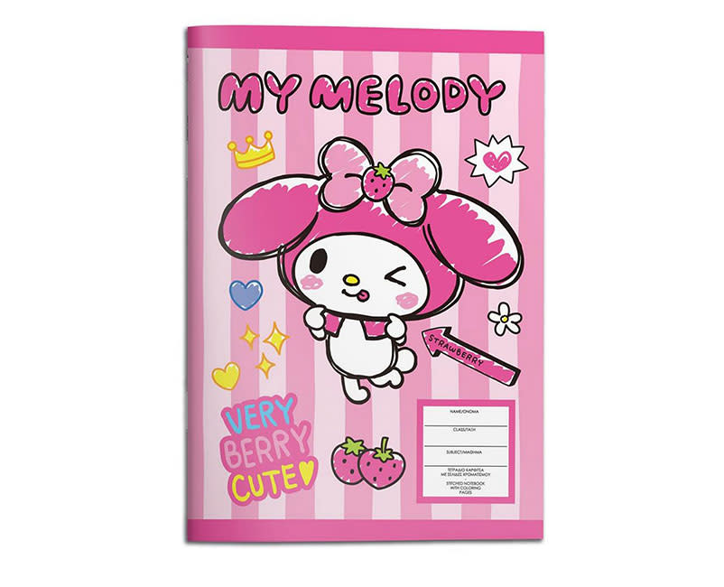 ΤΕΤΡΑΔΙΟ ΚΑΡΦΙΤΣΑ 17Χ25 MY MELODY 40Φ MUST