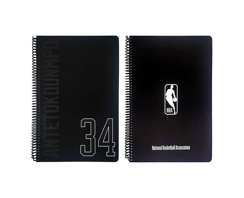 ΤΕΤΡΑΔΙΟ ΣΠΙΡΑΛ Α4 3Θ GIANNIS-NBA LOGO