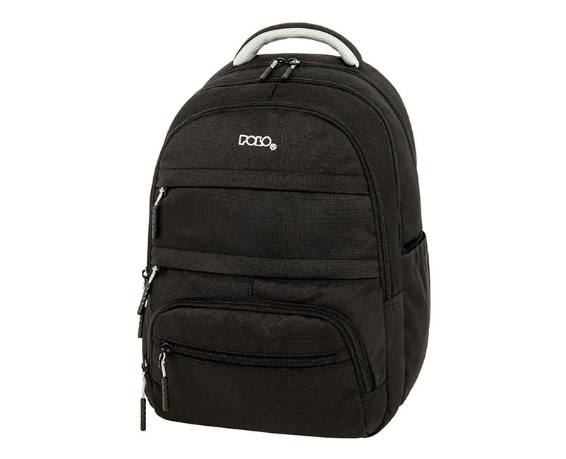 ΤΣΑΝΤΑ ΠΛΑΤΗΣ MULTI POCKET ΜΑΥΡΟ POLO