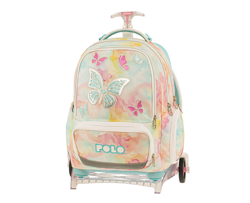 TROLLEY ΣΧΟΛΙΚΟ FREELY BUTTERFLY POLO