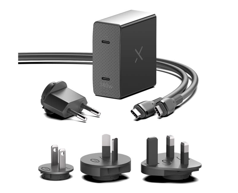 Turbo-X NB USB-C x2 AC Charger GaN 140W
