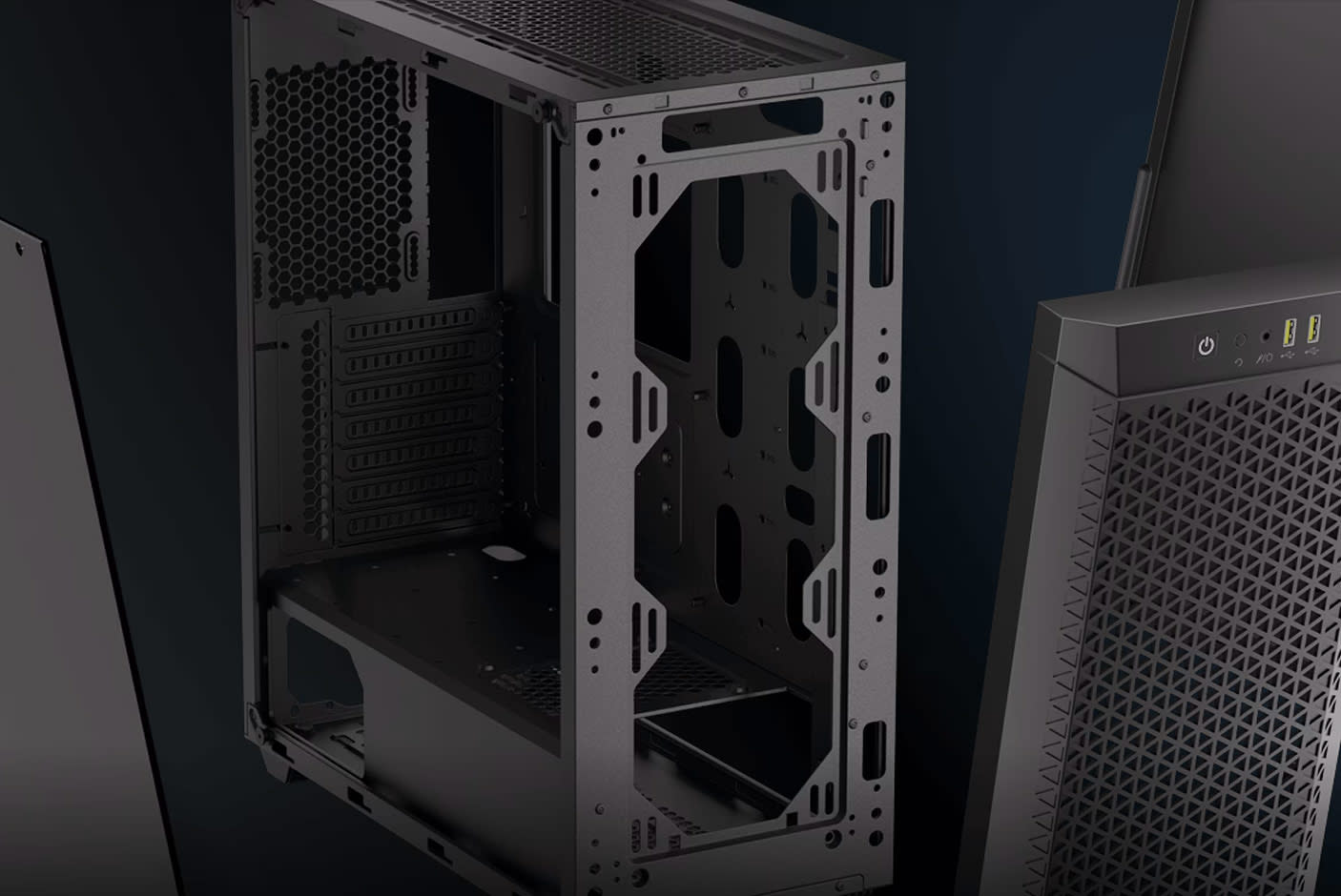 CORSAIR 480T Airflow Tempered Glass Mid-Tower Case