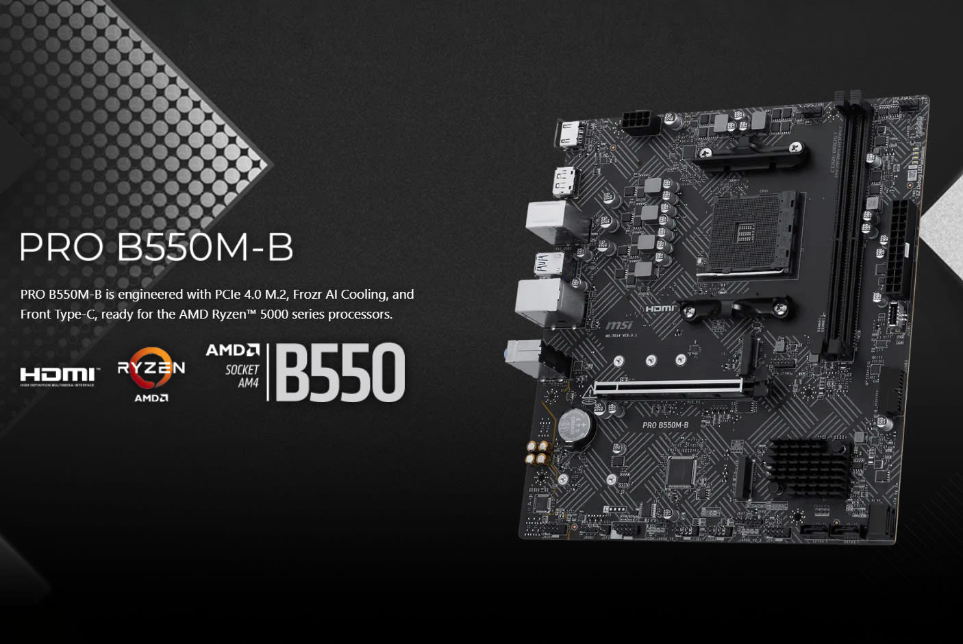 MSI PRO B550M-B