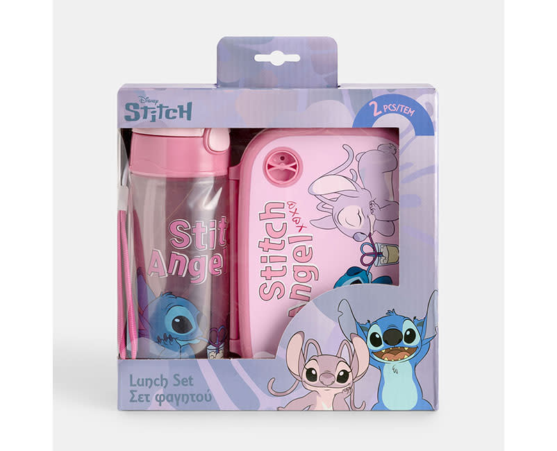 ΦΑΓΗΤΟΔΟΧΕΙΟ & ΠΑΓΟΥΡΙ STITCH & ANGEL