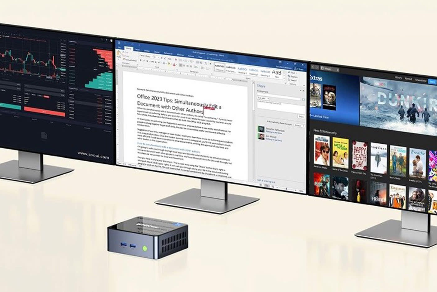 3x Monitors Compatible