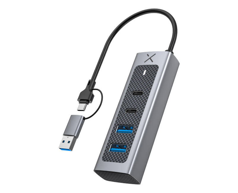 Turbo- X Hub 2x USB-A & 2x USB-C 3.0