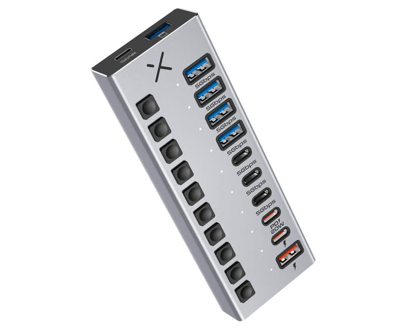 Turbo-X USB Hub 10-Port USB 3.0