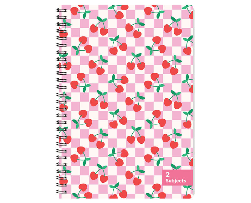 ΤΕΤΡΑΔΙΟ ΣΠΙΡΑΛ 17X25 2Θ CHERRIES 70Φ