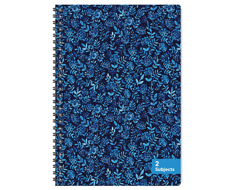 ΤΕΤΡ. ΣΠΙΡΑΛ 17X25 2Θ INDIGO FLOR 70Φ