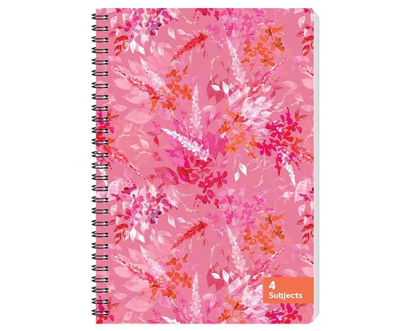 ΤΕΤ. ΣΠΙΡΑΛ 17X25 4Θ PRETTY FLORAL 140Φ