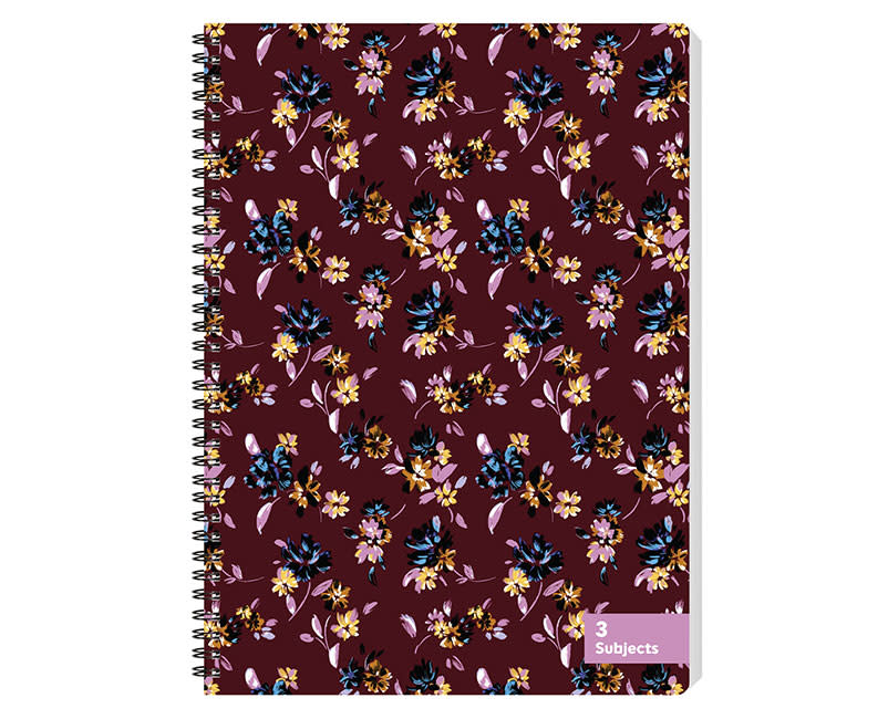 ΤΕΤΡ. ΣΠΙΡΑΛ A4/3Θ PAINTED FLORAL 105Φ