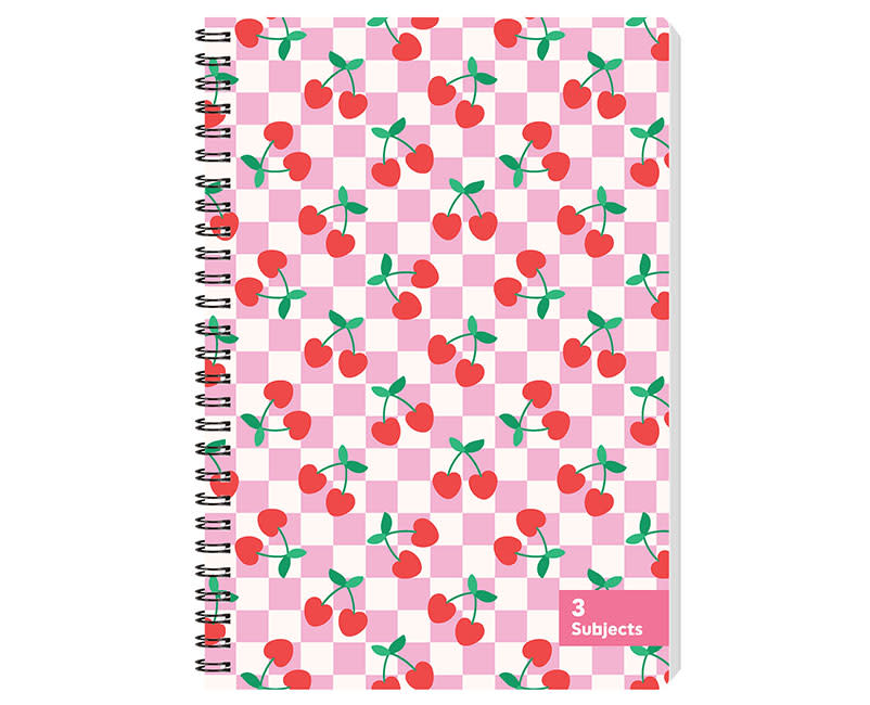 ΤΕΤΡΑΔΙΟ ΣΠΙΡΑΛ 17X25 3Θ CHERRIES 105Φ
