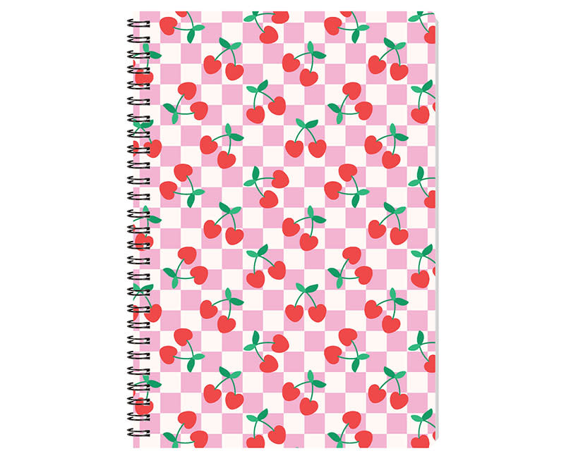ΤΕΤΡΑΔΙΟ ΣΠΙΡΑΛ 17X25 CHERRIES  80Φ SEN