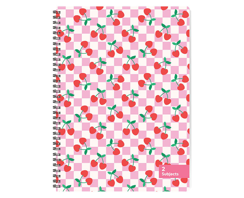 ΤΕΤΡΑΔIO ΣΠΙΡΑΛ A4/2Θ CHERRIES 70Φ