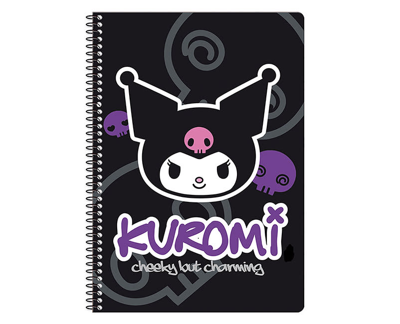 ΤΕΤΡΑΔΙΟ ΣΠΙΡΑΛ 17Χ25 2Θ KUROMI GRAFFITI