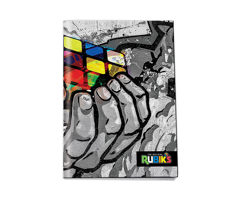 ΤΕΤΡΑΔΙΟ ΚΑΡΦΙΤΣΑ 17Χ25 RUBIK'S 40Φ GRAFFITI