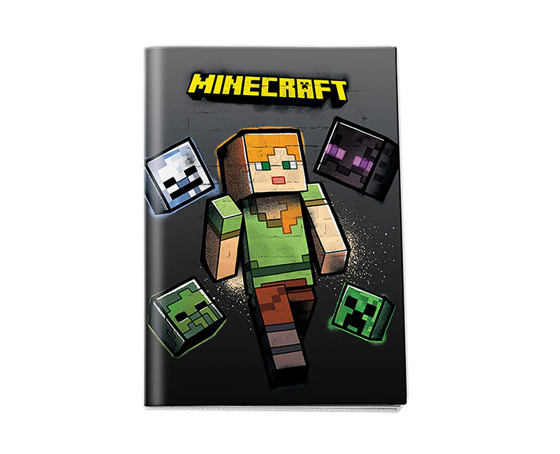 ΤΕΤΡΑΔΙΟ ΚΑΡΦΙΤΣΑ 17Χ25 MINECRAFT 40Φ GRAFFITI