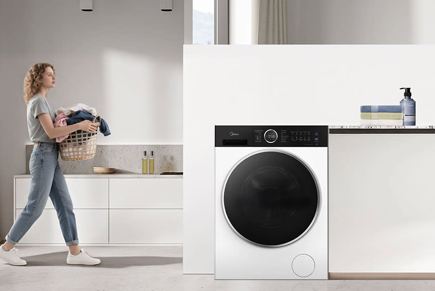Midea Πλυντήριο Ρούχων MF205W90BA30/W-GR